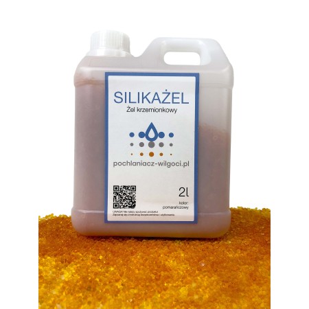 Pochłaniacz wilgoci - silikażel pomarańczowy, kanister 2l